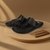 The Quinn  Florsheim Men Black Slipper