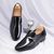 The Moss Black Men Patent Slip-On Florsheim