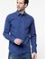 Men's Andrew solid blue shirt