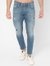 Norton Carrot Light-Wash Distressed Tapered Jeans