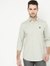 Men's Andrew Grey Solid Poplin Shirt