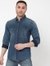 Washed Slim Fit Shirt with Flap Pockets