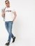 Printed Slim Fit Crew-Neck T-shirt