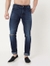 Albert Mid-Wash Slim Fit Jeans with Distressing