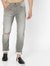 Toki Mid-Wash Jeans with Knee Slits