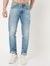 Morris Mid-Wash Slim Fit Jeans with Distressing
