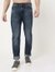 Morris Mid-Wash Slim Fit Jeans with Distressing