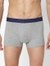 Men's Regular Cotton Trunks - Grey