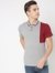 Colourblock Slim Fit Polo T-shirt with Tipped Collar