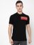 Slim Fit Polo T-shirt with Placement Stripes