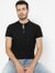 Slim Fit Polo T-shirt with Band Collar