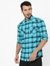 Checked Slim Fit Shirt with Patch Pockets