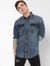 Modi Washed Distressed Slim Fit Shirt