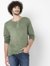 Heathered CPD Slim Fit Henley T-shirt
