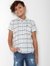 Lanzo Jr Slim Fit Checks Shirt