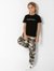 Camouflage Print Joggers with Flap Pockets