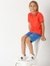 Heathered Knit Shorts with Insert Pockets