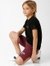 Heathered Knit Shorts with Insert Pockets