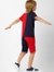 Colourblock Knit Shorts with Insert Pockets