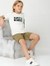 Micro Print Shorts with Insert Pockets