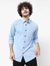 Relaxed Fit Cotton Shirt with Spread Collar