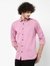 Relaxed Fit Cotton Shirt with Spread Collar