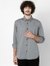 Relaxed Fit Cotton Shirt with Spread Collar