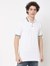 RALPH STRIPE Cloud Dancer Relaxed Fit Polo T-shirt