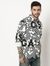 Relaxed Fit Full Sleeve Geometric Cotton Shirts