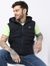 Leo Stitch Hooded Zip-Front Gillet