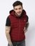 Leo Stitch Hooded Zip-Front Gillet