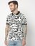 Regular Fit Half Sleeve Printed Polo T-Shirt