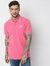 Regular Fit Half Sleeve Solid Polo T-Shirt