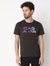 Relaxed Fit Half Sleeve Printed Cotton Lycra T-Shirt