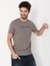 Regular Fit Short Sleeve Crew Neck All Over Printed Cotton Lycra T-Shirt