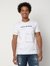 Regular Fit Short Sleeve Crew Neck All Over Printed Cotton Lycra T-Shirt
