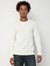 Regular Fit Full Sleeve Rib Neck Colourblock Knitted Sweater