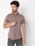 Slim Fit Half Sleeve Solid Scuba Shirts