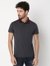 Slim Fit Half Sleeve Solid Tencil Nylon Polo T-Shirt