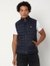 Regular Fit Sleeveless High Gilet Neck Solid Nylon Jacket