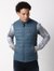 Regular Fit Sleeveless High Gilet Neck Solid Nylon Jacket