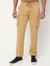 Combat In Curry Skinny Solid Trousers