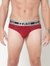 Men's Solid Classic Modal Briefs - Red