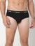 Men's Solid Classic Cotton Briefs - Black