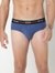 Men's Solid Classic Cotton Briefs - Navy