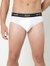 Men's Solid Classic Cotton Briefs - White