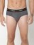Men's Solid Classic Cotton Briefs - Grey