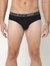 Men's Solid Classic Cotton Briefs - Black