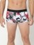 Men's Abstract Classic Cotton Trunks - Red