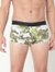 Men's Abstract Classic Cotton Trunks - Green